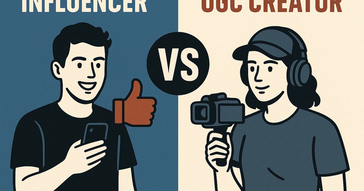 UGC creators vs influencers